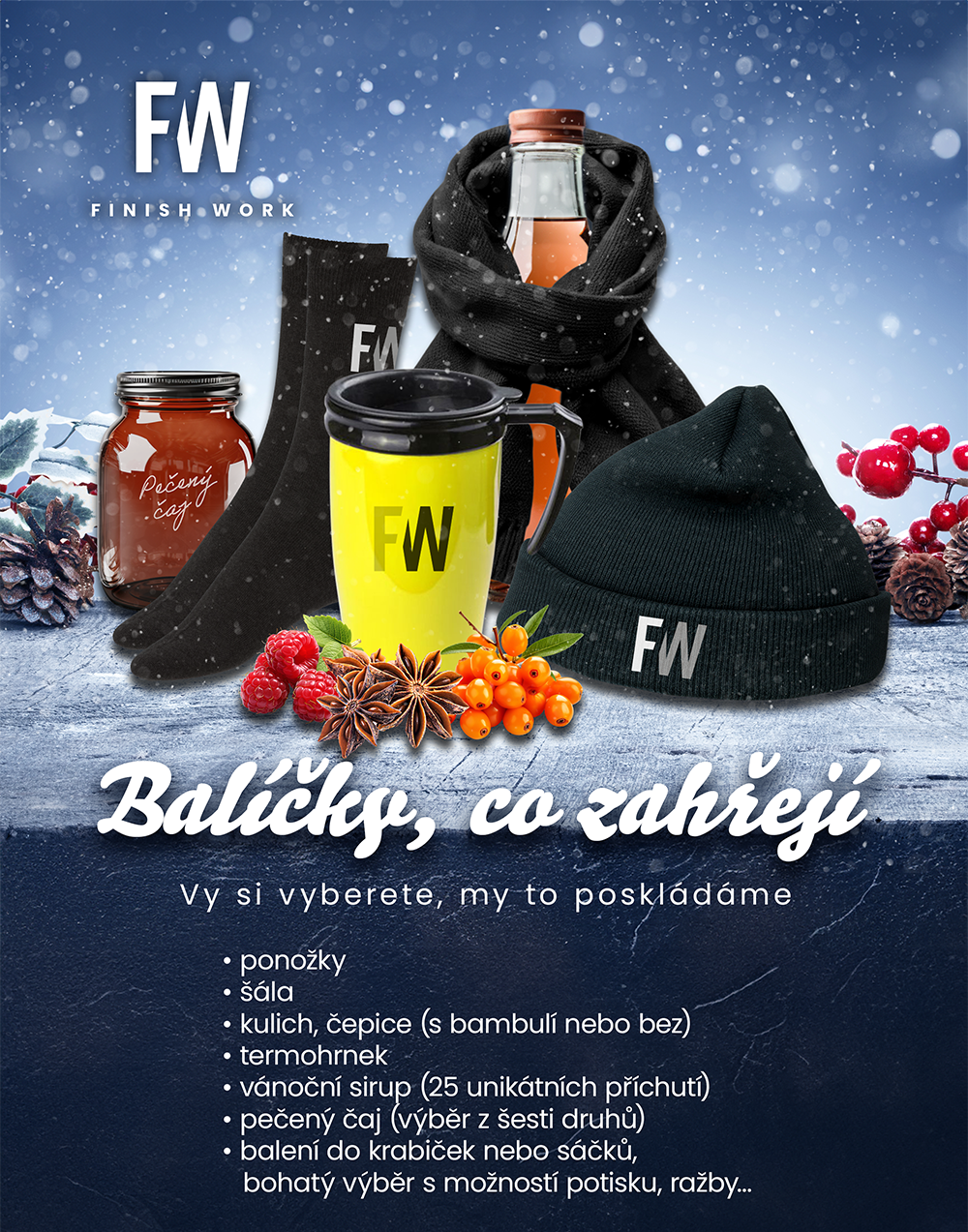 Balíčky, co zahřejí