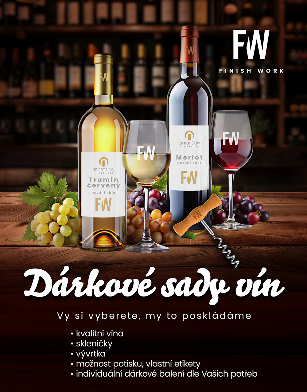 Dárkové sady vín
