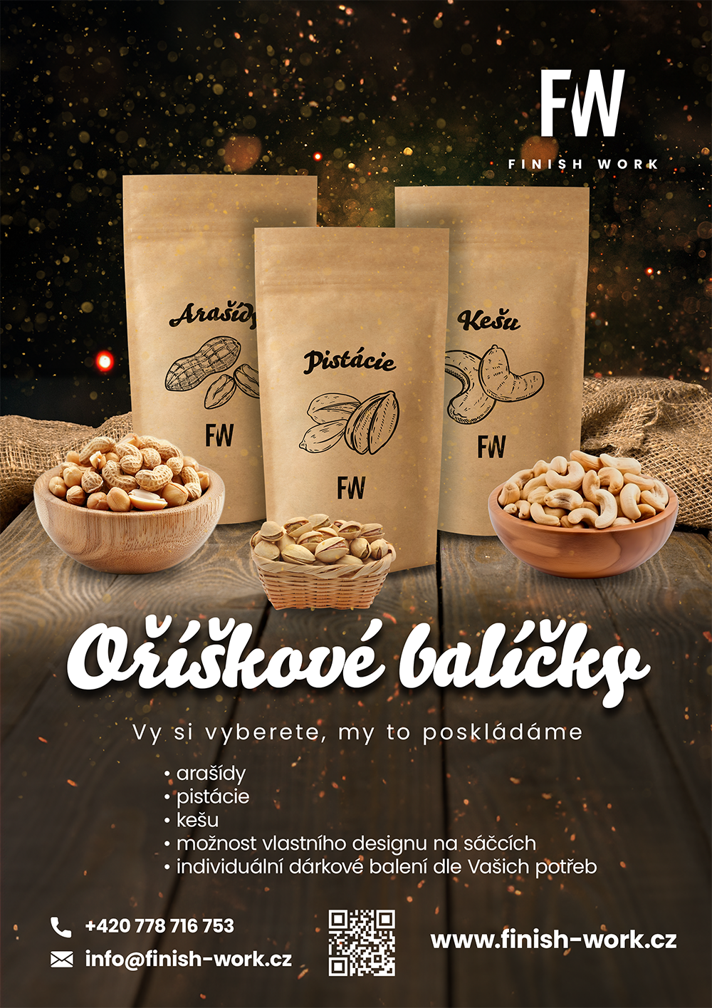 Oříškové balíčky