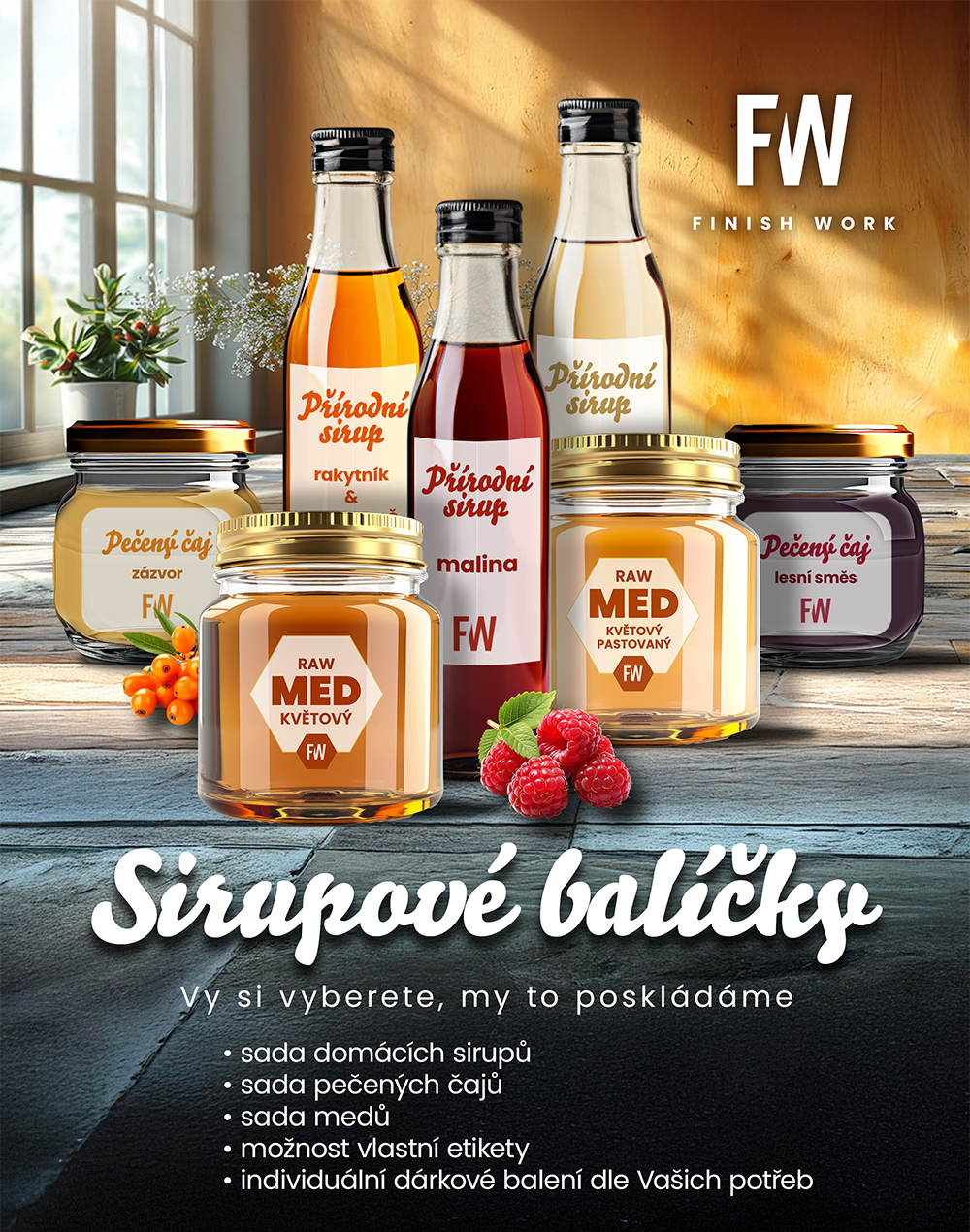 Sirupové balíčky